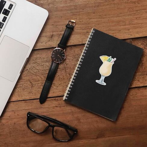 Pina Colada Sticker, Cute Tropical Rum Drinking Sticker for Laptop, Happy Hour Alcohol Decal for Flask, Cute Girls Brunch Sticker for Water Bottle, Bachelorette Party Gift for Drinkers in Kuwait
