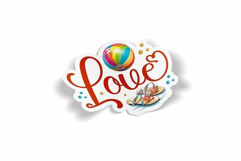 ملصق مصفح مقاوم للماء من Love with Flip Flops in Kuwait