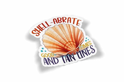 ملصق مصفح مقاوم للماء من Shell-Abrate Good Time in Kuwait