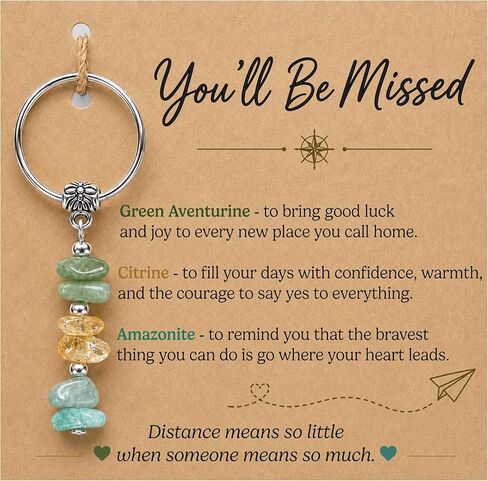 Sensemory Retirement Gift For Woman, Teacher, Nurse, You Will Be Missed Coworker Leaving Gifts For Women, Boss, Employee Farewell, Goodbye, Moving, Parting, Going Away, New Job, Promotion Keychain in Kuwait