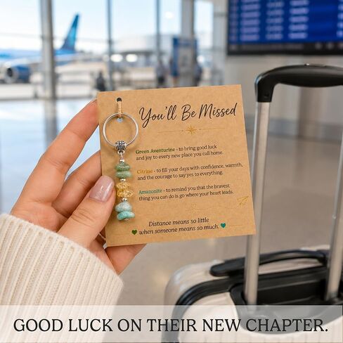 Sensemory Retirement Gift For Woman, Teacher, Nurse, You Will Be Missed Coworker Leaving Gifts For Women, Boss, Employee Farewell, Goodbye, Moving, Parting, Going Away, New Job, Promotion Keychain in Kuwait