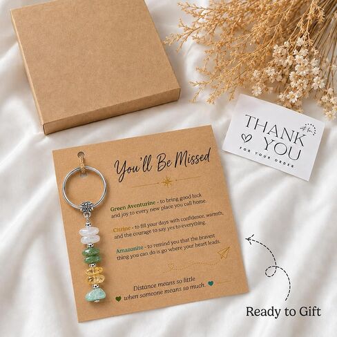 Sensemory Retirement Gift For Woman, Teacher, Nurse, You Will Be Missed Coworker Leaving Gifts For Women, Boss, Employee Farewell, Goodbye, Moving, Parting, Going Away, New Job, Promotion Keychain in Kuwait