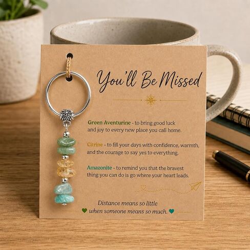 Sensemory Retirement Gift For Woman, Teacher, Nurse, You Will Be Missed Coworker Leaving Gifts For Women, Boss, Employee Farewell, Goodbye, Moving, Parting, Going Away, New Job, Promotion Keychain in Kuwait