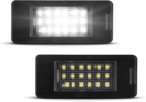 مجموعة مصابيح لوحة الترخيص LED متوافقة مع 2015-2022 كاديلاك إسكاليد ATS/تشيفي تاهو سوبربان/جي إم سي يوكون XL /16-up Malibu 18-SMD LED 6000K in Saudi Arabia