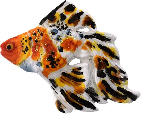 Goldfish Pin, Lapel, Pewter, Hat, Pins, Brooch, Brooches, Jewelry, Gift, Handmade in the USA, 200 Fish Designs Available. F106Z in Kuwait