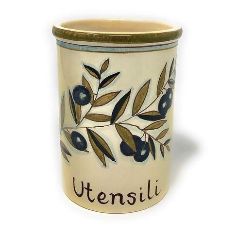 CERAMICHE D'ARTE PARRINI- حامل أواني سيراميك إيطالي وعاء مزخرف يدويًا مصنوع في إيطاليا فخار فني توسكاني in Kuwait