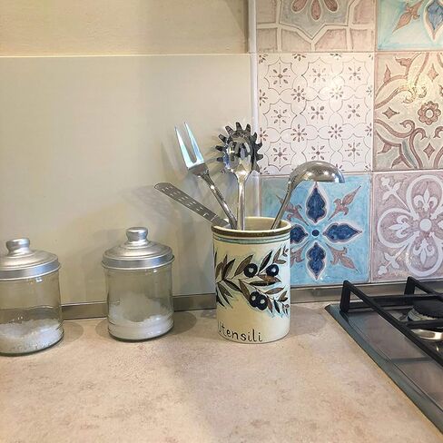 CERAMICHE D'ARTE PARRINI- حامل أواني سيراميك إيطالي وعاء مزخرف يدويًا مصنوع في إيطاليا فخار فني توسكاني in Kuwait