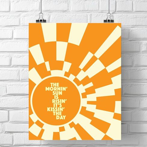 أغنية Wheel in the Sky Love - طباعة مستوحاة من القصائد الغنائية، فن موسيقى البوب ​​روك الكلاسيكي - ملصق عمل فني لديكور المنزل (10 بوصة طول × 8 بوصة عرض، طباعة - غير مؤطرة) in Kuwait