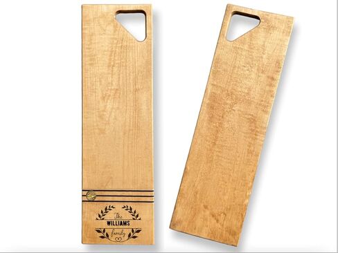 Personalized Charcuterie, Cheese Cutting Board, Wooden Engraving, Ideal for Anniversary, housewarming Gift. Hand Crafted Board Personalized Gift. Anniversary, Housewarming Gifts. (Maple Wood) in Kuwait