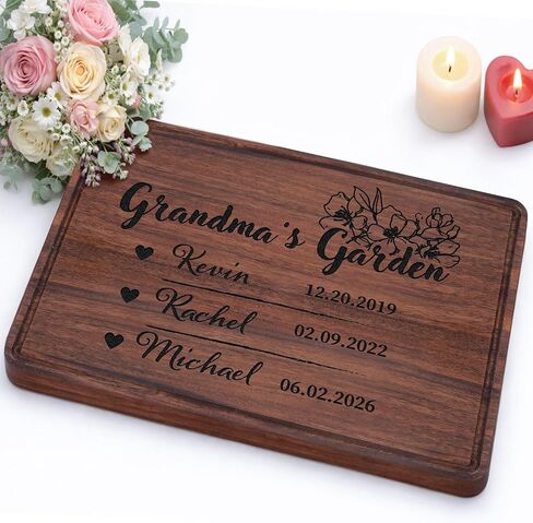Personalized Engraved Cutting Board for Dad Grandpa Papa, Customized Best Father’s Day Gift for Dad, Father in Law & Daddy, Unique Birthday Gift for Men, BBQ Grill Board Gift for Men for Anniversary in Kuwait