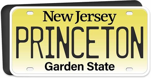 مغناطيس برينستون نيو جيرسي للسيارة - لوحة ترخيص Garden State NJ مغناطيس ثلاجة مرن - هدية فتاة جيرسي لطيفة للخريجين والطلاب in Kuwait
