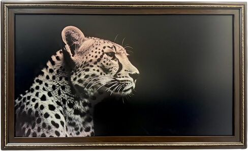 55 inch handmade ornate wood frame. For TCL NXT Frame Tv. Dark Walnut With Gold (not for use with other brands or models) in Saudi Arabia