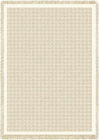 Pure Country Weavers Irish Fisherman Natural Waffle Weave Blanket - Gift Tapestry Throw Woven from Cotton - Made in The USA (69x48) in Kuwait