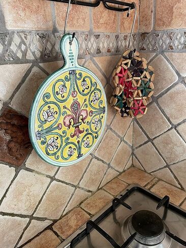 CERAMICHE PARRINI - أواني المطبخ الإيطالية المصنوعة من السيراميك والبلاط والفخار المزخرف بالزنبق والمرسومة يدويًا والمصنوعة في إيطاليا توسكان in Kuwait