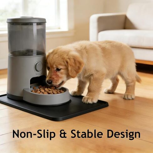 Silicone Square Mat 16x16 for Water Bowl, Waterproof Pet Bowls Mat with Raised Edge, Non-Slip Cat Dog Food Mat Protects Floors from Water & Food Spills (16x16) in Kuwait