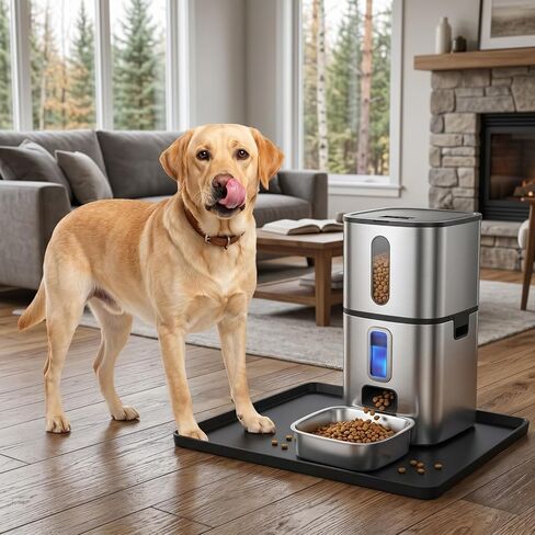 Silicone Square Mat 16x16 for Water Bowl, Waterproof Pet Bowls Mat with Raised Edge, Non-Slip Cat Dog Food Mat Protects Floors from Water & Food Spills (16x16) in Kuwait