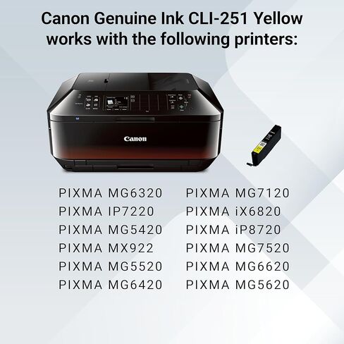 كانون عبوة متعددة الالوان CLI-251XL متوافقة مع MG6320 وiP7220 وMG5420 وMX922 وMX722 وMG7120 وMG6420 وMG5520 وiX6820 وiP8720 وMG7520 وMG6620 وMG5620 in Kuwait