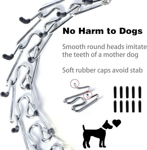 Pinch Collar for Dogs,Adjustable Dog Training Collar for Small Medium Large Dogs with Quick Release Buckle, No Pull Dog Collar Prong(S,10"-13") in Kuwait