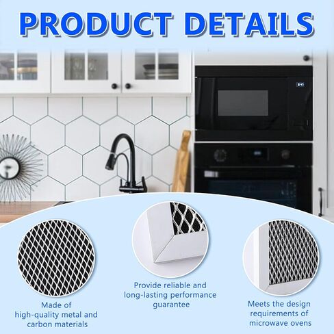WB02X33061 WB02X35687 Charcoal Filter Replcement for GE LG Kenmore Amana Carbon Filter Microwave - Counter Top Replaces in Kuwait