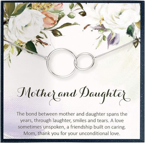Mother Necklace Gift, Gift for Mom from daughter, Mom Necklace from Son, Mother Daughter, Mother Son, Bonus Mom, Stepmom, Other Mom Gift in Saudi Arabia