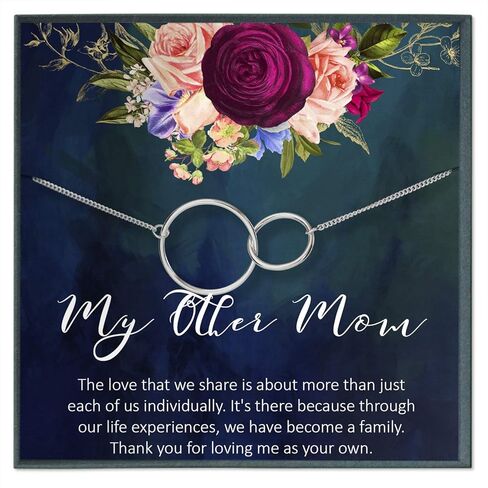 Mother Necklace Gift, Gift for Mom from daughter, Mom Necklace from Son, Mother Daughter, Mother Son, Bonus Mom, Stepmom, Other Mom Gift in Saudi Arabia