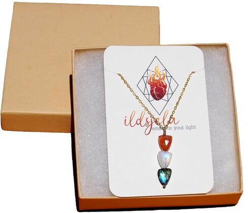 I AM SERIES Genuine Gemstone and Semi-Precious Metal Necklace in Saudi Arabia
