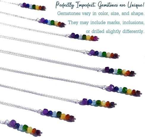 I AM SERIES Genuine Gemstone and Semi-Precious Metal Necklace in Saudi Arabia