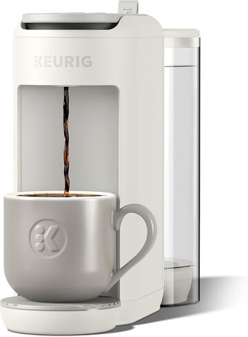 Keurig K-Mini Mate Plus Single-Serve K-Cup Pod Coffee Maker, Compact, 3 Cup Sizes, Brew Over Ice and Strong Button Features, 50 oz Removable Reservoir, Matte Black in Kuwait
