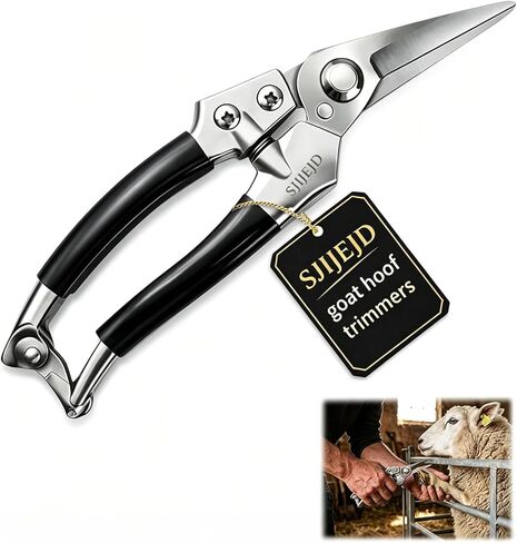 Goat Hoof Trimmers, Sheep Shears, Hoof Kit, Farrier Tools, Nippers, Horse Grooming Supplies Hoof Accessories –Versatile Hoof Wire and Pipe Cutting Tool for Livestock – Silver (1pack) in Kuwait