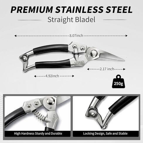 Goat Hoof Trimmers, Sheep Shears, Hoof Kit, Farrier Tools, Nippers, Horse Grooming Supplies Hoof Accessories –Versatile Hoof Wire and Pipe Cutting Tool for Livestock – Silver (1pack) in Kuwait