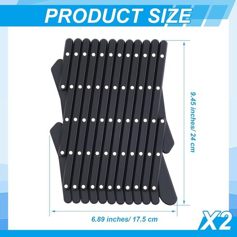 2 Pcs Car Truck Window Pet Gate, Extendable Car Window Dog Puppy Ventilation Grill Mesh Vent Security Lattice Telescopic Fence for Trucks SUV Pet Safety Protection Summer Air Ventilation in Kuwait