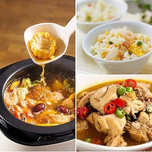 Automatic Cooking Machine 6L, Auto Stir Fry Wok with 3 Speed Settings, 360° Rotation & 3D Heating for Fried Rice, Stewing, and Soup Making in Kuwait