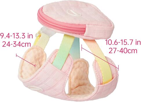 TOUCHDOG - Adjustable Dog Harness Backpack for Small Dogs, Lightweight Hiking Bag with Snack Pouch & Poop Bag Dispenser (Pink, Small) (Pink, Small) in Kuwait