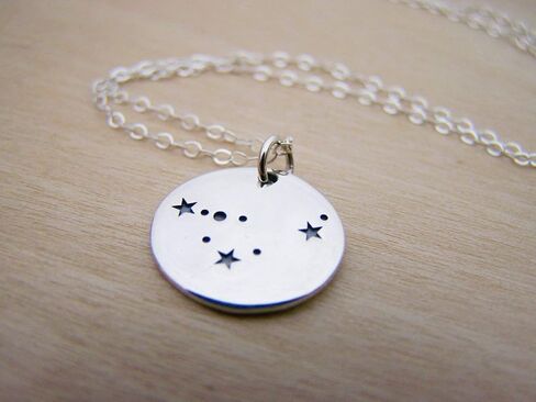 Capricorn Zodiac Constellation Necklace - Sterling Silver - Astrology Necklace - Gift for Her in Kuwait