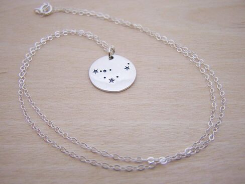 Capricorn Zodiac Constellation Necklace - Sterling Silver - Astrology Necklace - Gift for Her in Kuwait
