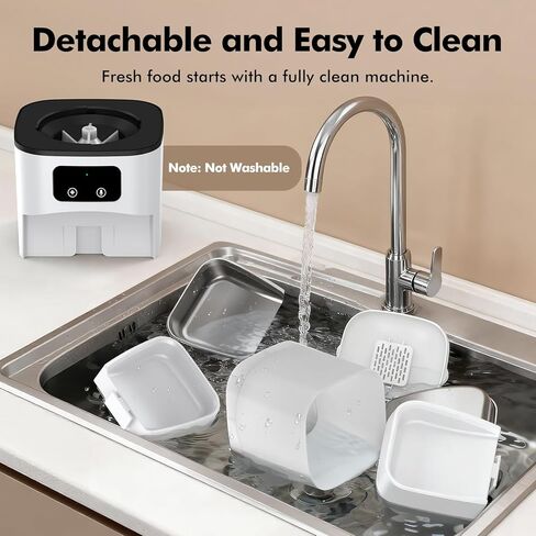 Automatic Cat Feeder for 2 Cats, 6L/25 Cup Large Capacity WiFi Pet Feeder with 2 Stainless Steel Bowls, Dual Power Supply, APP Control, 10s Voice Recorder, Timed Dry Food Dispenser for Multiple Pets in Kuwait