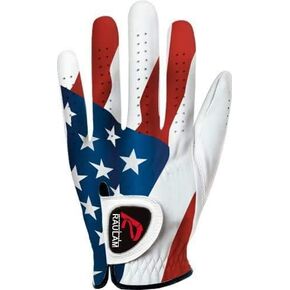 USA Flag Golf Gloves with Perfect Grip for Men and Women,Golf Glove American Flag Left Hand-Golf Glove Men Left Hand/Right Hand,Golf Glove Women Left Hand/Right Hand by Raulam Int.