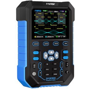 Function Generator 180H Signal Dual Channel Digital Phosphor Oscilloscope 500MSPS Real-time Sampling Rate FFT Spectrum 2in1 Handheld Signal Digital Generators Comprehensive Trigger 5MV for Work