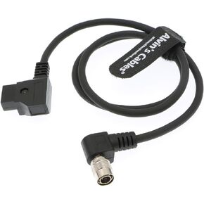 Alvin's Cables D Tap to Hirose 4 Pin Male Power Cable for Sound Device MixPre 688, ZAXCOM, Zoom F8, Ultra Soft & Flexible 45cm| 18in