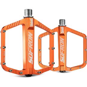 MTB Bike Pedals, Lightweight Mountain Bicycle Pedals for BMX/Road Bikes -Universal Aluminum Alloy Large Platform Pedal