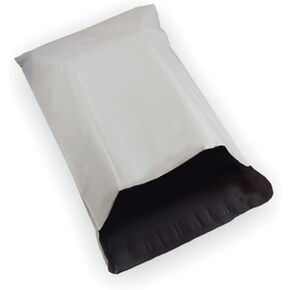 50 EcoSwift 9 x 12 White Small Poly Mailer Size #3 Self Sealing Envelopes Plastic Shipping Mailing Bags 9x12 1.7 mil
