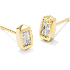 كيندرا سكوت المرأة السرخس Cyrstal أقراط الذهب الأبيض كريستال مقاس واحد in Kuwait