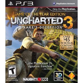 Uncharted 3: Drake's Deception - Game of the Year Edition - Playstation 3 (Renewed)