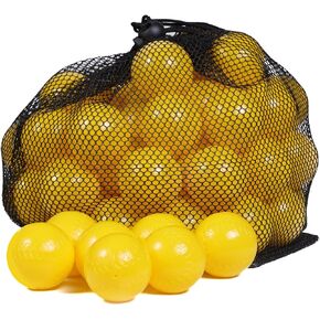 Ping Pong Size Training Balls for 692BH Baseball Pitching Machine, 60 PCS/Pack