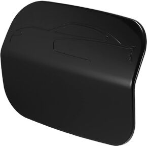 X AUTOHAUX Carbon Fiber Pattern Fuel Tank Cover Door Gas Filler Cover Replacement Accessories for Dodge Charger 2011-2021
