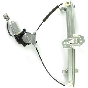 741-306 Front Left Driver Side New Power Window Regulator with Motor Fit 2003-2007 Honda Accord 4 Door Sedan 72250SDAA02