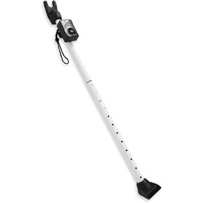SecurityMan Door Security Bar with Alarm and Sliding Door Security - 120dB Loud Adjustable Door Jammer Stick Brace - Door Stoppers Security Bar Withstands 400lbs of Force from Inside