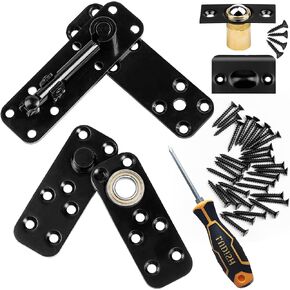 Hidden Door Hinge 570Lbs Load-Bearing，Hidden Hinge Hardware，Hidden Door System，Heavy Duty Swinging Door Hinge 360° Rotation for Secret Door or Hidden Door Bookcase,Hidden Door Hardware,Pivot Hinge.