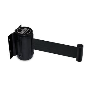 QWAYWALL-B9 QwayWall - Wall Mounted, Black Finish, Black 7'6" Belt