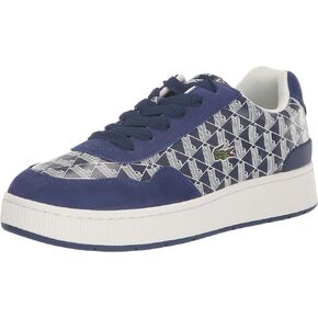 Lacoste Mens Ace Clip Leather Monogram Sneakers